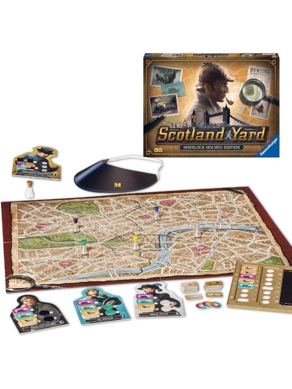 Scotland Yard Sherlock Holmes Edition - Engaging Strategy Game for Ages 8